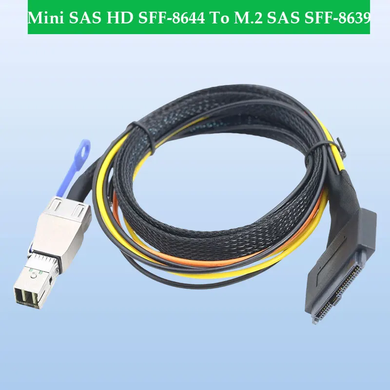 ADT-Link Mini SAS HD SFF-8644 To M.2 SAS SFF-8639 Extension Cable Adapter Server with Power OPEN Harness Length 0.5M
ADT-Link Mini SAS HD SFF-8644 To M.2 SAS SFF-8639 Extension Cable Adapter Server with Power OPEN Harness Length 0.5M