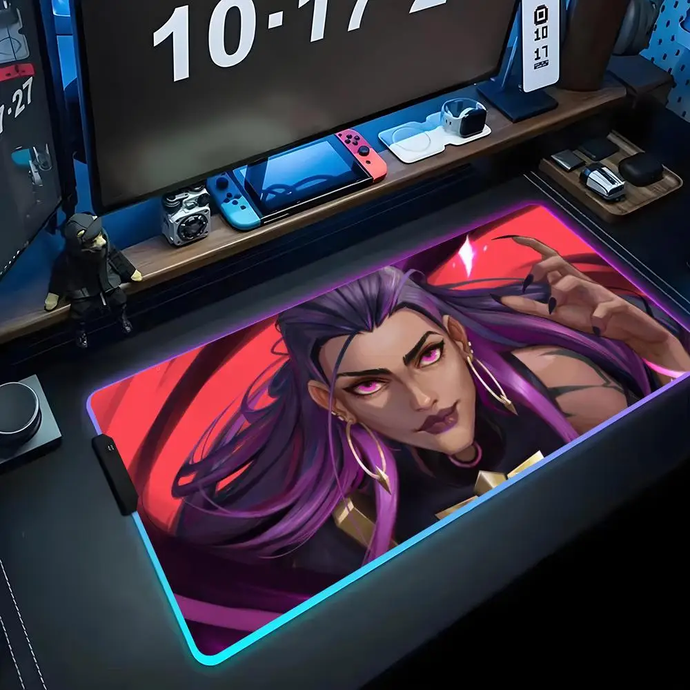 Коврик для мыши Reyna Valorant RGB Gaming Mousepad Большой светодиодный коврик для ПК Настольный коврик Светящийся коврик для мыши Большие коврики для клавиатуры Настольный коврик с
Коврик для мыши Reyna Valorant RGB Gaming Mousepad Большой светодиодный коврик для ПК Настольный коврик Светящийся коврик для мыши Большие коврики для клавиатуры Настольный коврик с