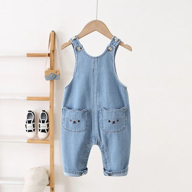 Children's Loose Denim Overalls Unisex Soft Kids Boys Girs Casual Long Pants New Korean Baby Jumpsuit for Toddler Jeans Spring
Children's Loose Denim Overalls Unisex Soft Kids Boys Girs Casual Long Pants New Korean Baby Jumpsuit for Toddler Jeans Spring