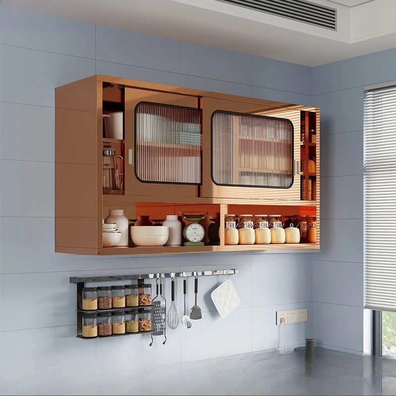 Stainless steel kitchen cupboard seasoning, multi-layer wall-mounted storage cabinet, wall-mounted household, multi-functional
Stainless steel kitchen cupboard seasoning, multi-layer wall-mounted storage cabinet, wall-mounted household, multi-functional