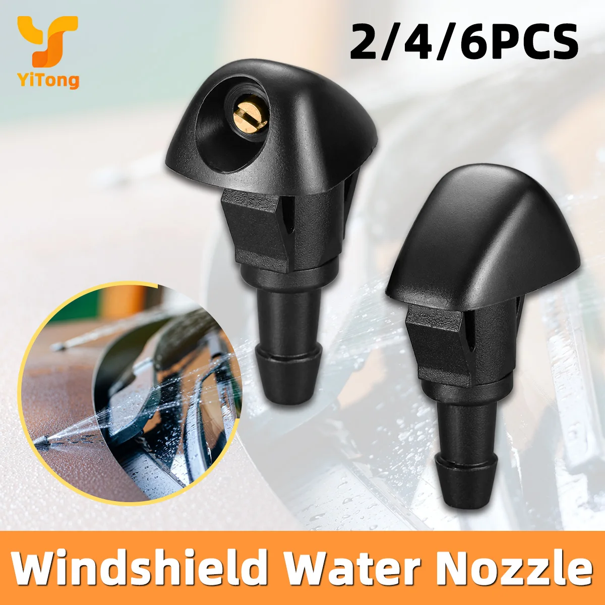 Yitong 2/4/6PCS Car Front Windshield Wiper Washer Jet Nozzle OE 76810-SWA-E01 Car Window Cleaning Sprinkler Replacement Parts
Yitong 2/4/6PCS Car Front Windshield Wiper Washer Jet Nozzle OE 76810-SWA-E01 Car Window Cleaning Sprinkler Replacement Parts