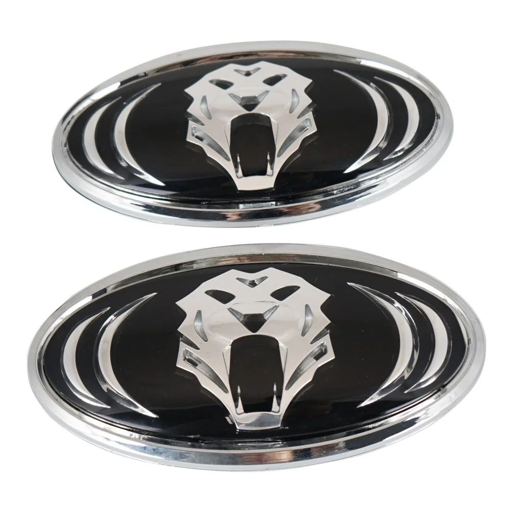 2Pcs Tiger Chrome Black Logo Car Rear Front Grille Trunk Lid Emblem for Stickers K5 Decoration Decals Badge Accessories
2Pcs Tiger Chrome Black Logo Car Rear Front Grille Trunk Lid Emblem for Stickers K5 Decoration Decals Badge Accessories