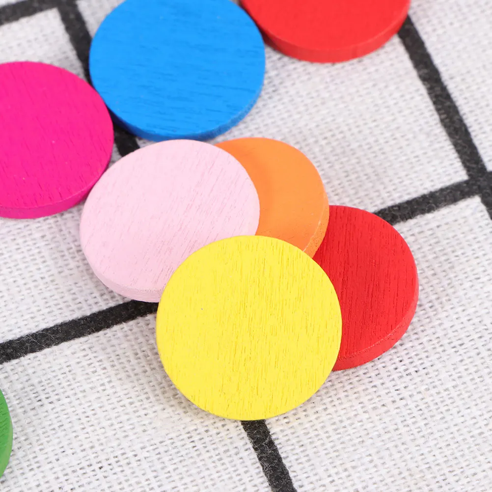150 Pcs Multicolored Wooden Chips Kids Educational Toy Arithmetic Teaching Aids Stacking Blocks Math Counting Toys Intelligence
150 Pcs Multicolored Wooden Chips Kids Educational Toy Arithmetic Teaching Aids Stacking Blocks Math Counting Toys Intelligence