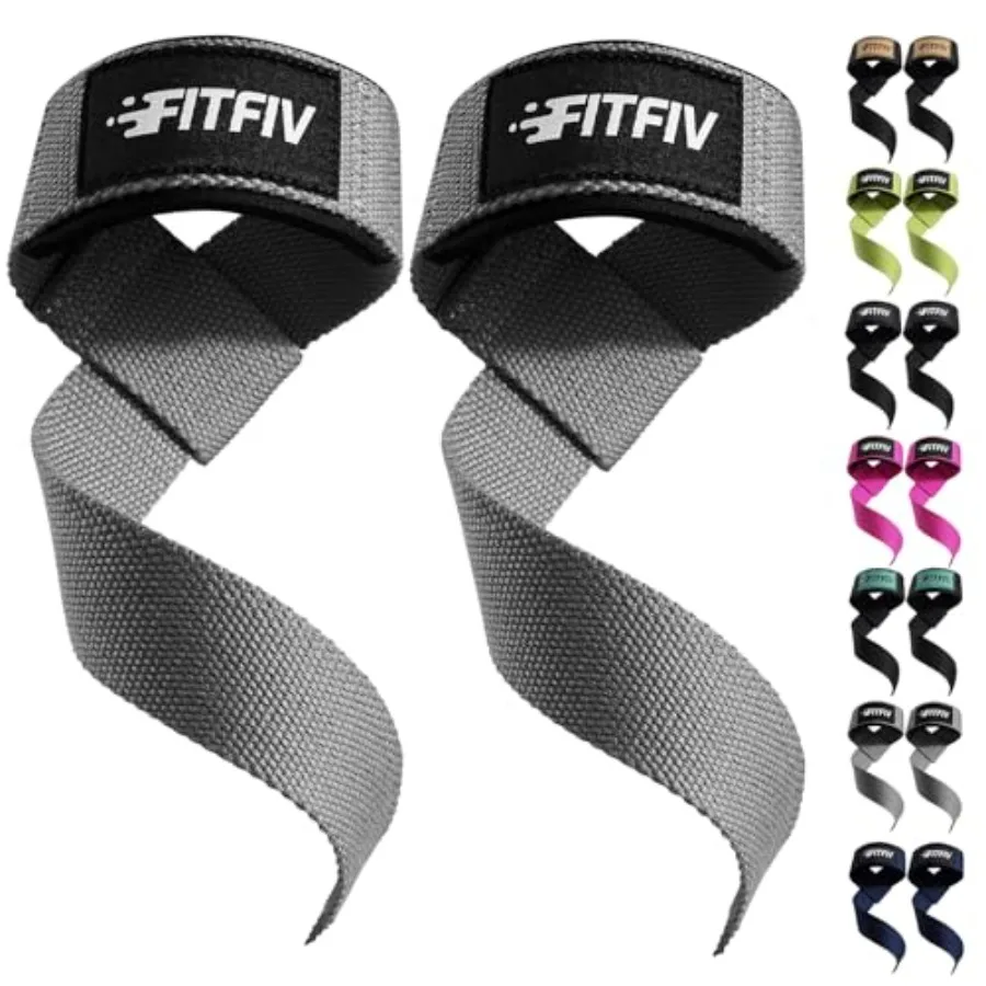 Lifting Straps for Weightlifting, Lifting Wrist Straps for Gym Strength Training, Neoprene-padded Wrist Cushion - Men and Women
Lifting Straps for Weightlifting, Lifting Wrist Straps for Gym Strength Training, Neoprene-padded Wrist Cushion - Men and Women