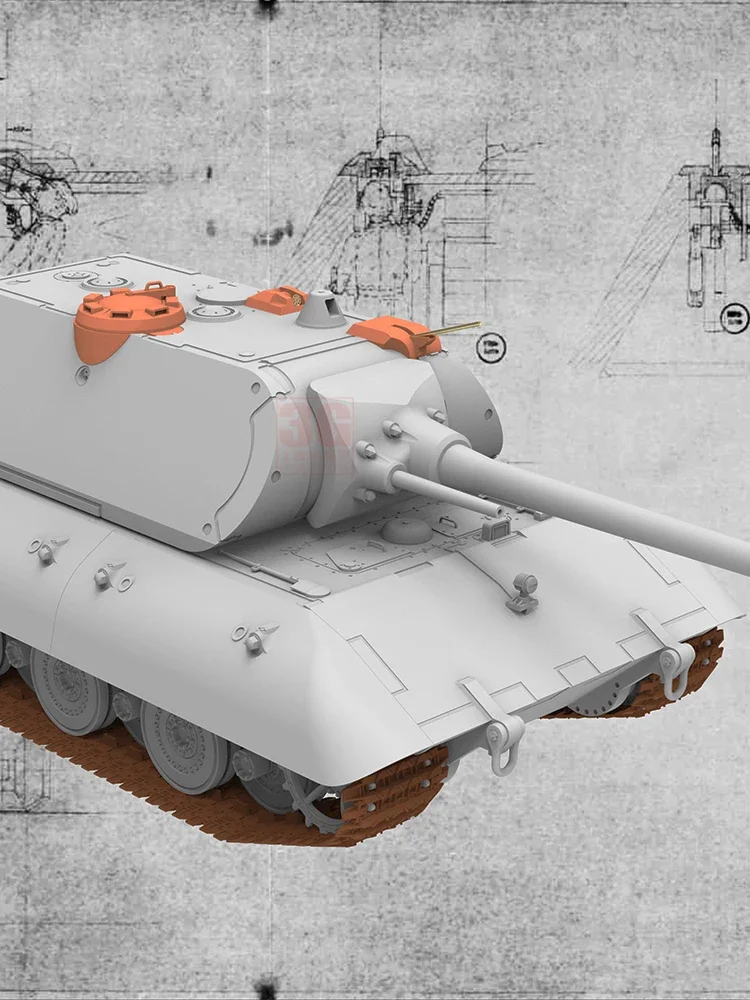 Amusing Hobby Tank 35A046 1/35 Scale German E-100 Super Heavy Tank, with Mouse Turret Model Kit
Amusing Hobby Tank 35A046 1/35 Scale German E-100 Super Heavy Tank, with Mouse Turret Model Kit