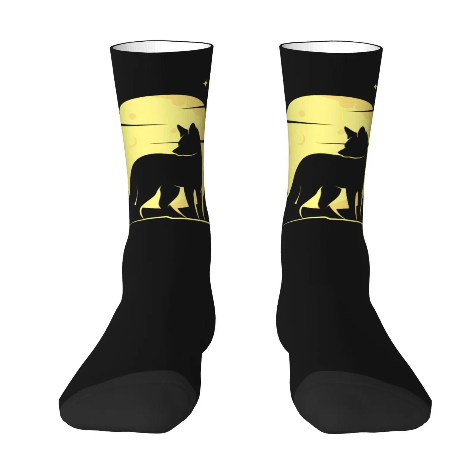 The Fox in The Dark Night Novelty Crew Socks Comfy Breathable Casual Soft Warm Socks Ideal Gifts for Friends All Season
The Fox in The Dark Night Novelty Crew Socks Comfy Breathable Casual Soft Warm Socks Ideal Gifts for Friends All Season