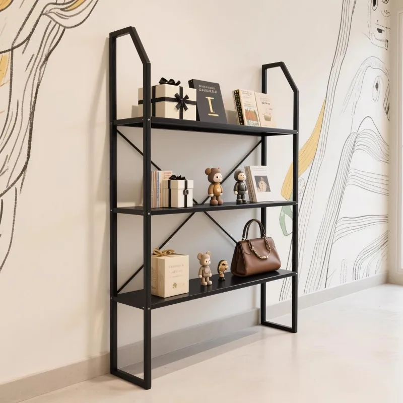 2025 new wrought iron shelf multi-layer shelf floor-to-ceiling black display rack sample display rack item storage rack
2025 new wrought iron shelf multi-layer shelf floor-to-ceiling black display rack sample display rack item storage rack