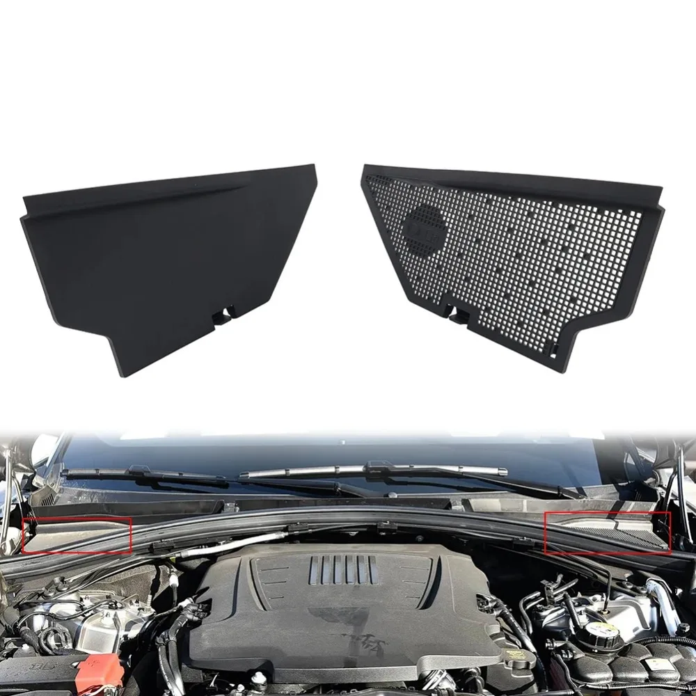 1Pc Car Front Windshield Wiper Cowl Grille Side End Cover Panel For Land Rover Range Rover Velar 2017-2025 LR093092, LR093085
1Pc Car Front Windshield Wiper Cowl Grille Side End Cover Panel For Land Rover Range Rover Velar 2017-2025 LR093092, LR093085