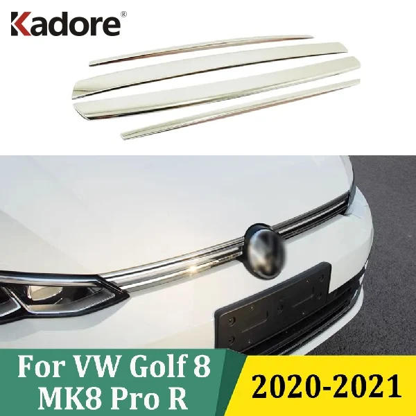 For Volkswagen Golf 8 MK8 Pro R 2020 2021 Front Upper Grill Grille Cover Trims Strip Car Styling Exterior Accessories
For Volkswagen Golf 8 MK8 Pro R 2020 2021 Front Upper Grill Grille Cover Trims Strip Car Styling Exterior Accessories