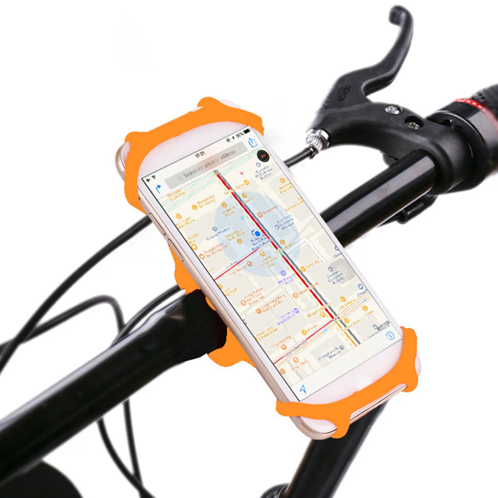 Shockproof Universal Bike Phone Holder Aluminum Body Non-Slip Rubber Grip for 4-5.5 Inch Smartphones GPS Navigators Handlebar
Shockproof Universal Bike Phone Holder Aluminum Body Non-Slip Rubber Grip for 4-5.5 Inch Smartphones GPS Navigators Handlebar