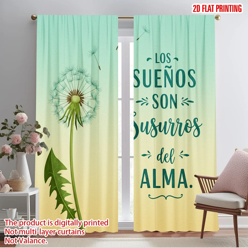 2pcs 2D flat printing Scene Curtains Dreams Soul Whispers Dandelion 100% Polyester Without Electricity Birthday Party Perfect
2pcs 2D flat printing Scene Curtains Dreams Soul Whispers Dandelion 100% Polyester Without Electricity Birthday Party Perfect