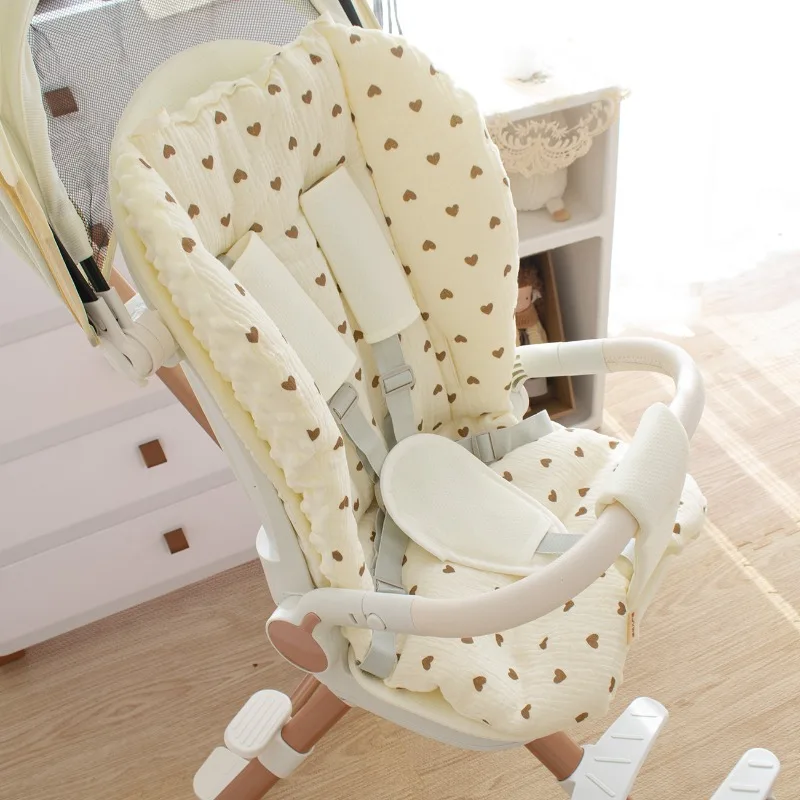 New Baby Stroller Pad Gauze Cute Cartoon Dots Non-Slip Thermal Winter Seat Cushion Stroller Mat Outdoor Stroller Accessories
New Baby Stroller Pad Gauze Cute Cartoon Dots Non-Slip Thermal Winter Seat Cushion Stroller Mat Outdoor Stroller Accessories