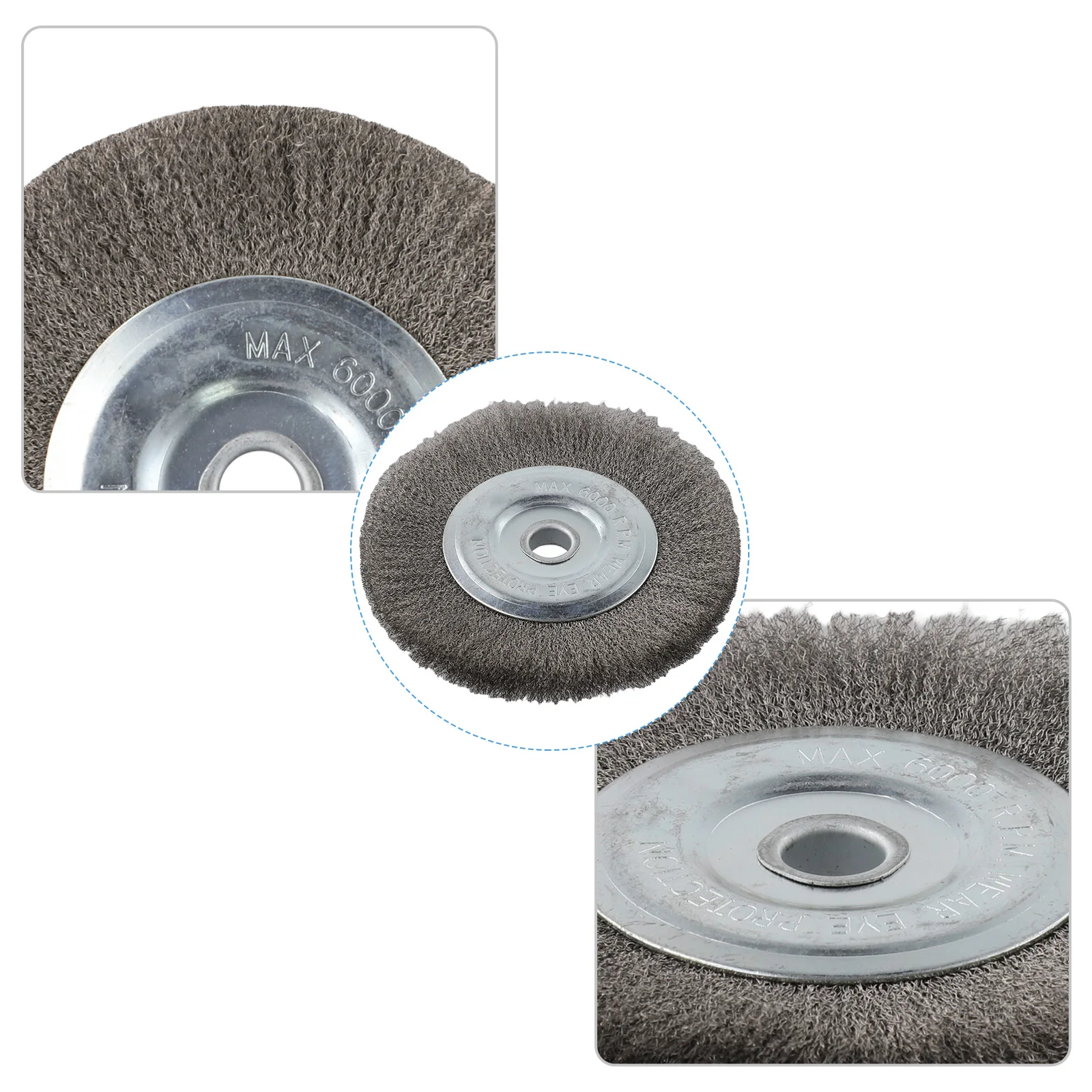1pc 6inch Crimped Stainless Steel Wire Wheel Brush Bench Grinder Abrasive 16mm Hole Polishing Tools Accessories
1pc 6inch Crimped Stainless Steel Wire Wheel Brush Bench Grinder Abrasive 16mm Hole Polishing Tools Accessories