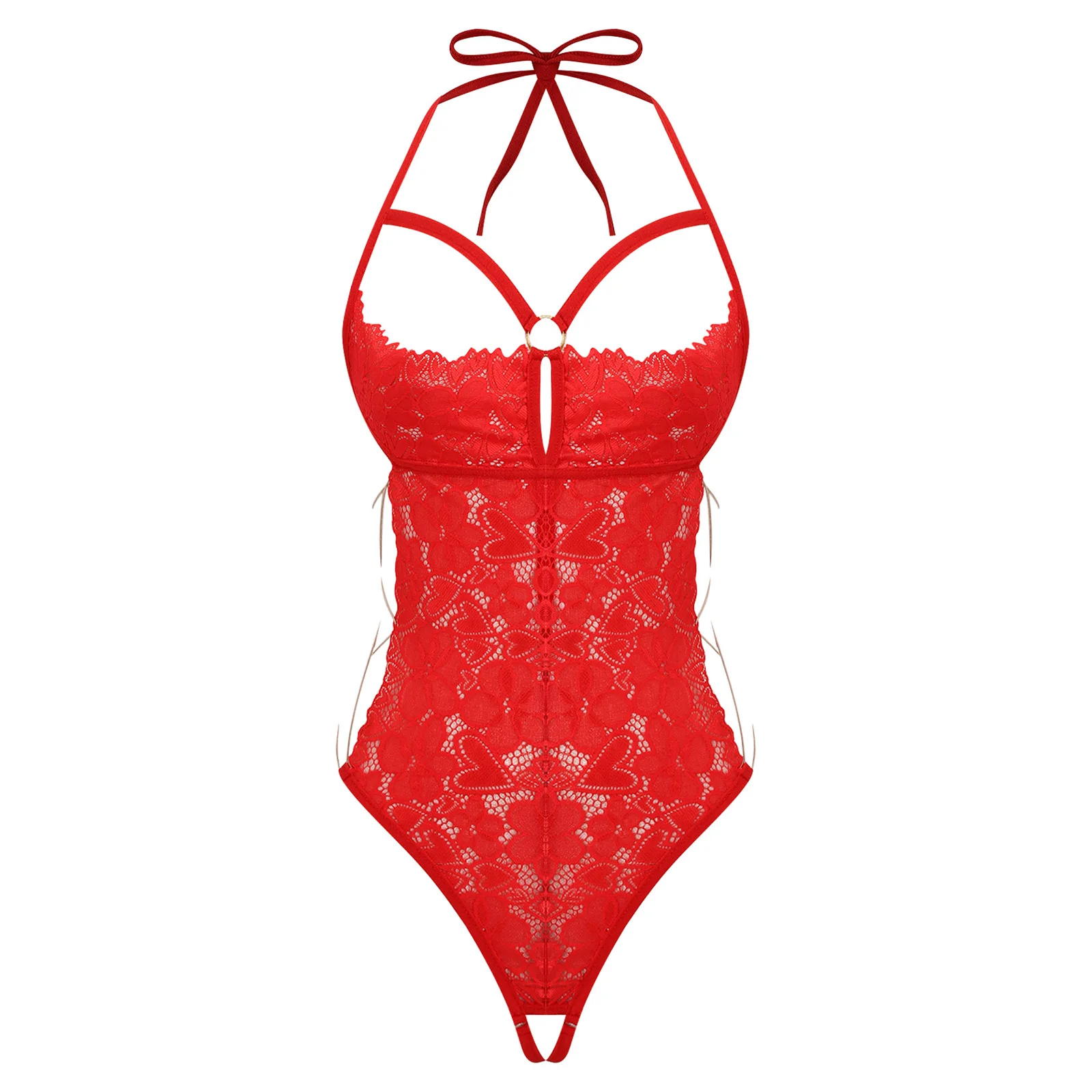 Tempting Women Floral Lace Bodysuit See Through Half Open Cup Backless Crotchless Sling Lingerie Honeymoon Anniversary Nightwear
Tempting Women Floral Lace Bodysuit See Through Half Open Cup Backless Crotchless Sling Lingerie Honeymoon Anniversary Nightwear