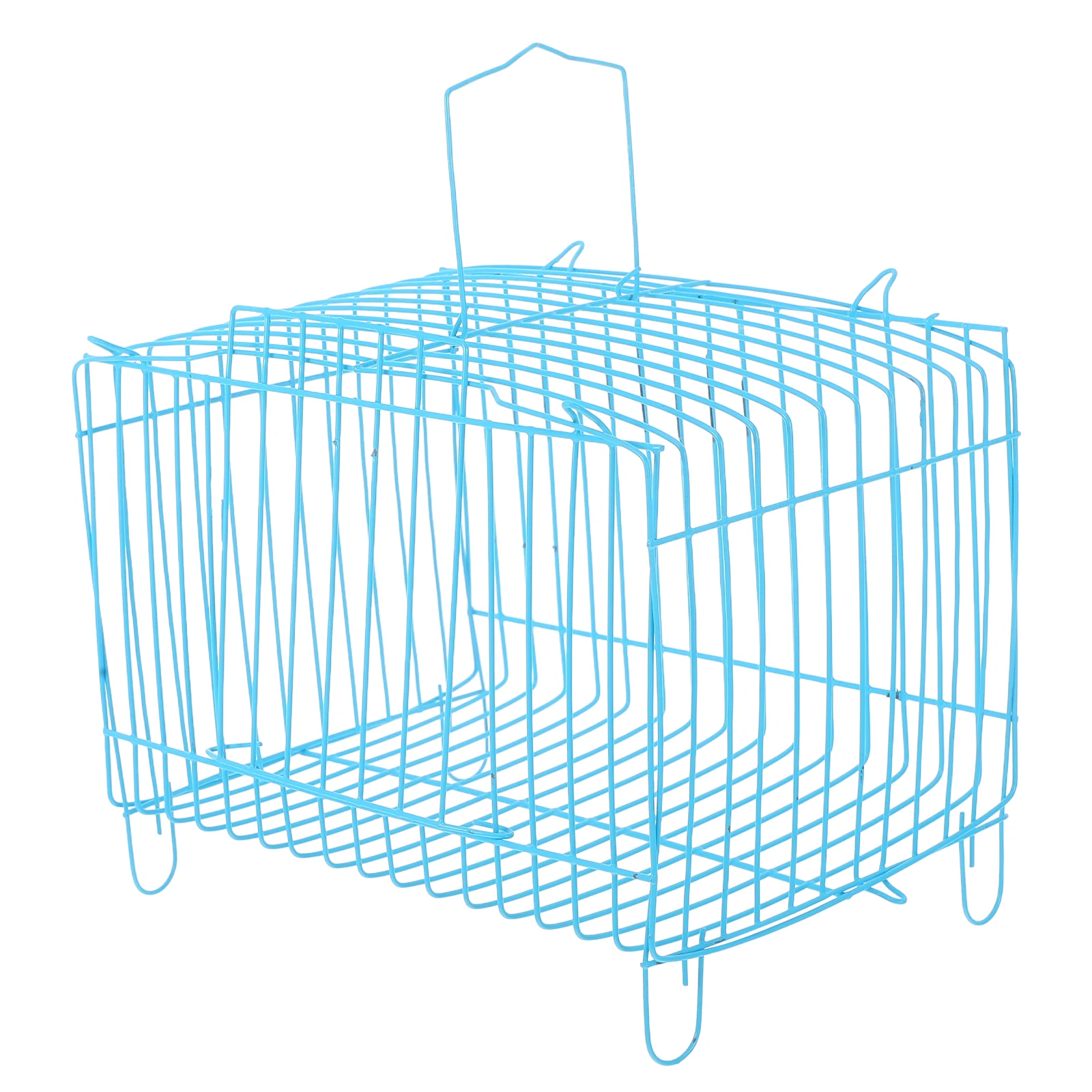 Portable Bird Cage Handcage Small Blue Color Lightweight Travel Carrier Wire Structure Outdoor Pet Accessories Breathing Space
Portable Bird Cage Handcage Small Blue Color Lightweight Travel Carrier Wire Structure Outdoor Pet Accessories Breathing Space
