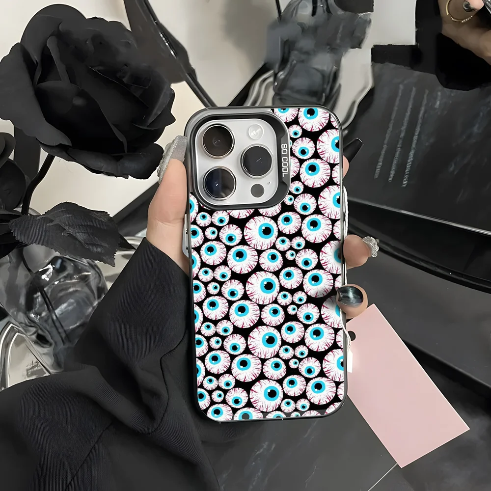 Scary Funny Eyes Phone Case For iPhone 16 15 14 13 12 11 Pro Max Grey Black Matte Laser Metallic Aurora Funda
Scary Funny Eyes Phone Case For iPhone 16 15 14 13 12 11 Pro Max Grey Black Matte Laser Metallic Aurora Funda