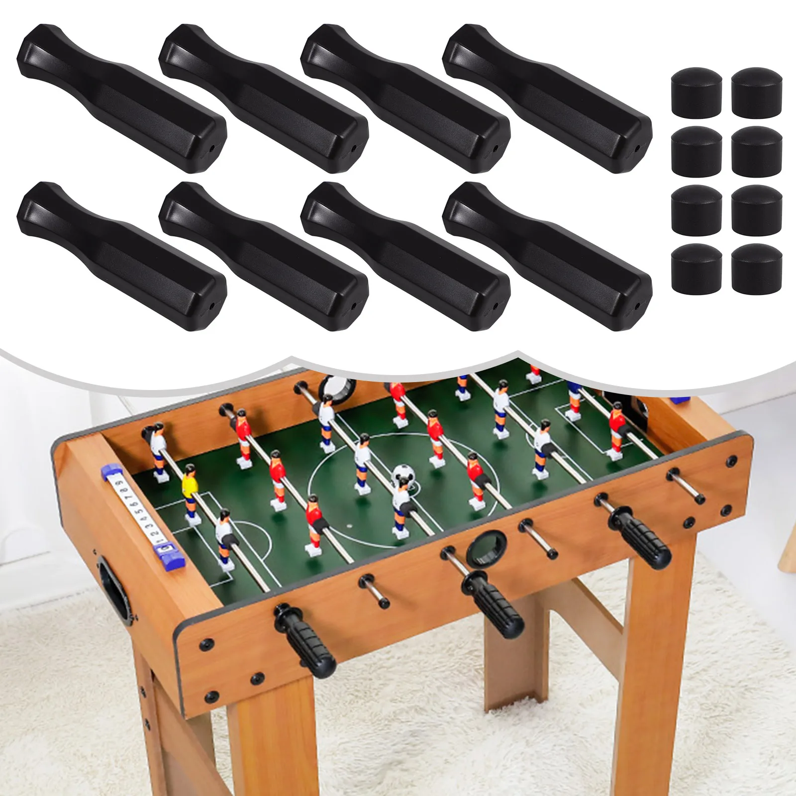 Practical Foosball Grips Football Machine Handle Accessories Plastic Handles Table Man
Practical Foosball Grips Football Machine Handle Accessories Plastic Handles Table Man