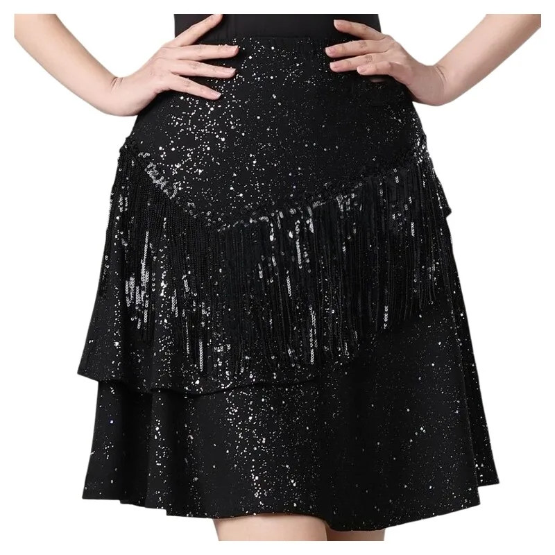 Women Latin Dance Tassel Dress Fringe Skirt Sequine Female Dance Competition Stage Performance Costumes Black Dancing Clothes
Women Latin Dance Tassel Dress Fringe Skirt Sequine Female Dance Competition Stage Performance Costumes Black Dancing Clothes