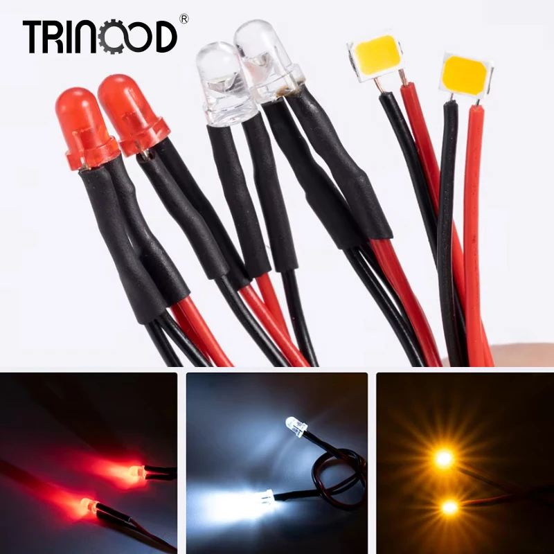 TRINOOD Front & Rear Headlight Taillight LED Lights Spotlight for TRX4-M F150 1/18 RC Car Simulation Headlight Taillight Parts
TRINOOD Front & Rear Headlight Taillight LED Lights Spotlight for TRX4-M F150 1/18 RC Car Simulation Headlight Taillight Parts