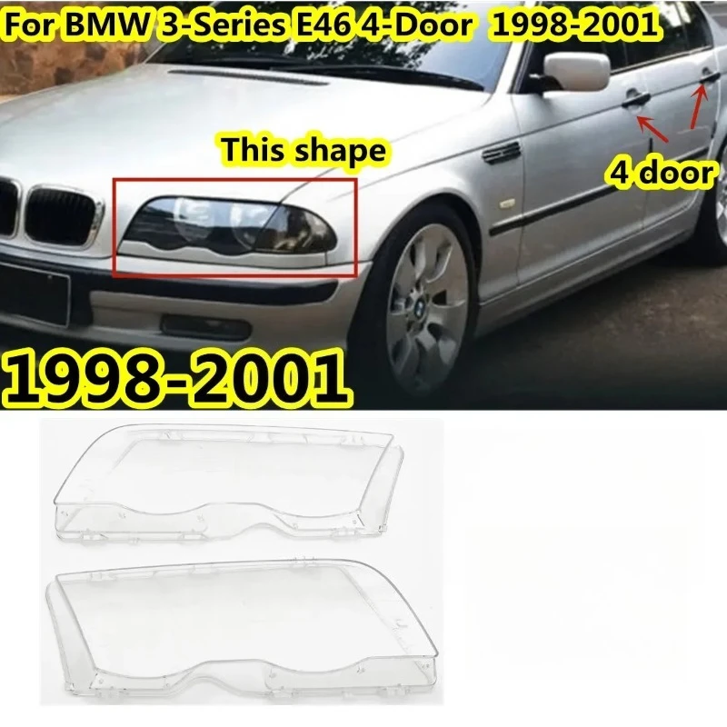 Car Headlight Light Lens Covers For BMW 3 Series E46 330xi 325xi 328xi 4-Door 1998 1999 2000 2001 Headlight Lamp Cover
Car Headlight Light Lens Covers For BMW 3 Series E46 330xi 325xi 328xi 4-Door 1998 1999 2000 2001 Headlight Lamp Cover