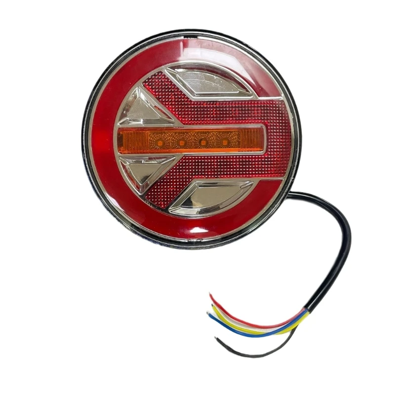 Trailer Tail Light 12-24V 29LED Round Amber Red Taillight Dynamic Turn Brake Running Tail Stop Light for Camper
Trailer Tail Light 12-24V 29LED Round Amber Red Taillight Dynamic Turn Brake Running Tail Stop Light for Camper