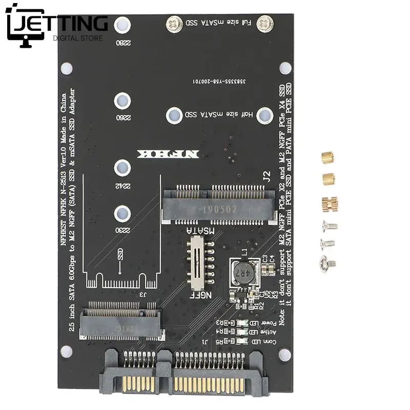 2,5 дюйма SATA 60 Гбит/с к M2 NGFF SATA SSD MSATA SSD адаптер MSATA-SATA M.2 NGFF в SATA жесткий диск адаптер плата
2,5 дюйма SATA 60 Гбит/с к M2 NGFF SATA SSD MSATA SSD адаптер MSATA-SATA M.2 NGFF в SATA жесткий диск адаптер плата