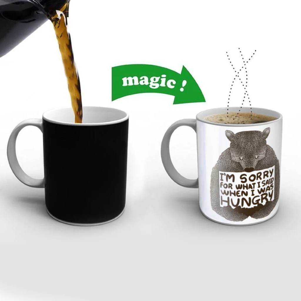 Im Sorry For What I Said When I Was Hungry Creativity Change Color Chang mug Ceramic mug Hot Coffee Cup Breakfast Cup Mug Gift
Im Sorry For What I Said When I Was Hungry Creativity Change Color Chang mug Ceramic mug Hot Coffee Cup Breakfast Cup Mug Gift
