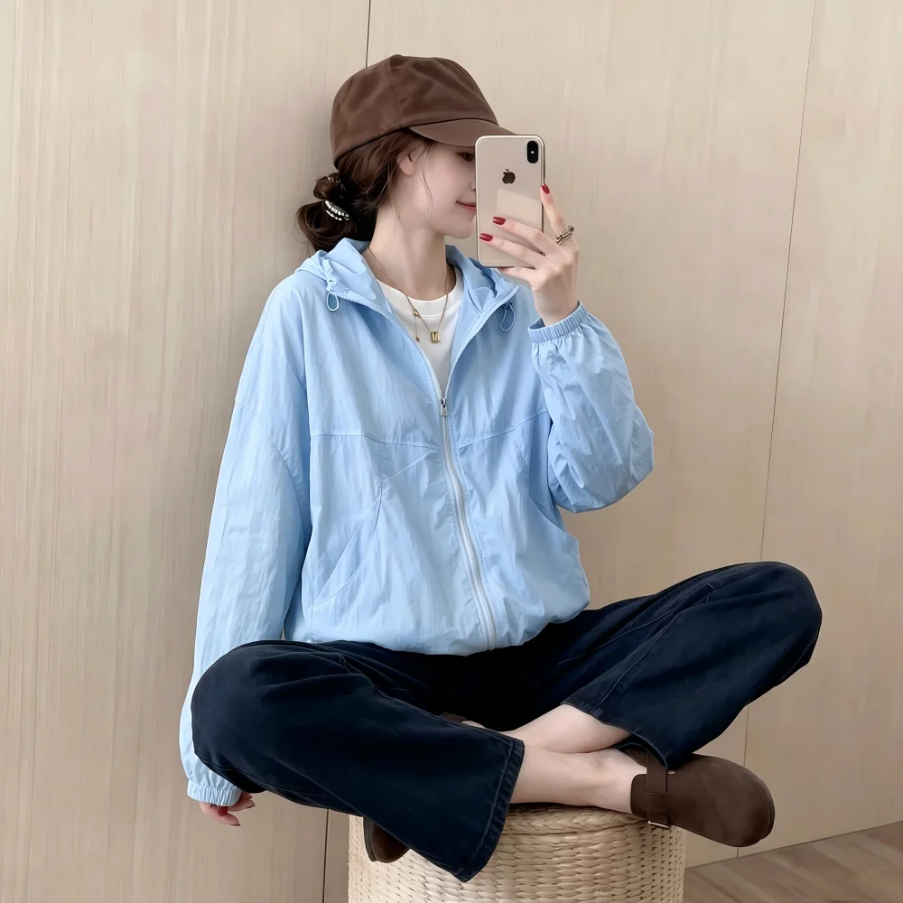 Adorable Style Sun Protection Clothing Loose Fit Drawstring Hood Short Outerwear Anti-Aging Meat Covering Summer New Ar...
Adorable Style Sun Protection Clothing Loose Fit Drawstring Hood Short Outerwear Anti-Aging Meat Covering Summer New Ar...