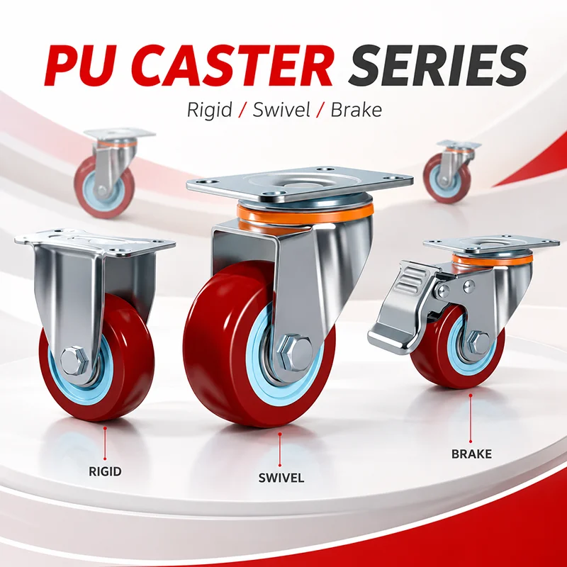 Nylon Wheel Casters Set – 2 Pairs (Swivel, Directional, and Brake Types), Load Capacity 150KG/200KG/240KG, 1.5/2/2.5 Inch Sizes
Nylon Wheel Casters Set – 2 Pairs (Swivel, Directional, and Brake Types), Load Capacity 150KG/200KG/240KG, 1.5/2/2.5 Inch Sizes