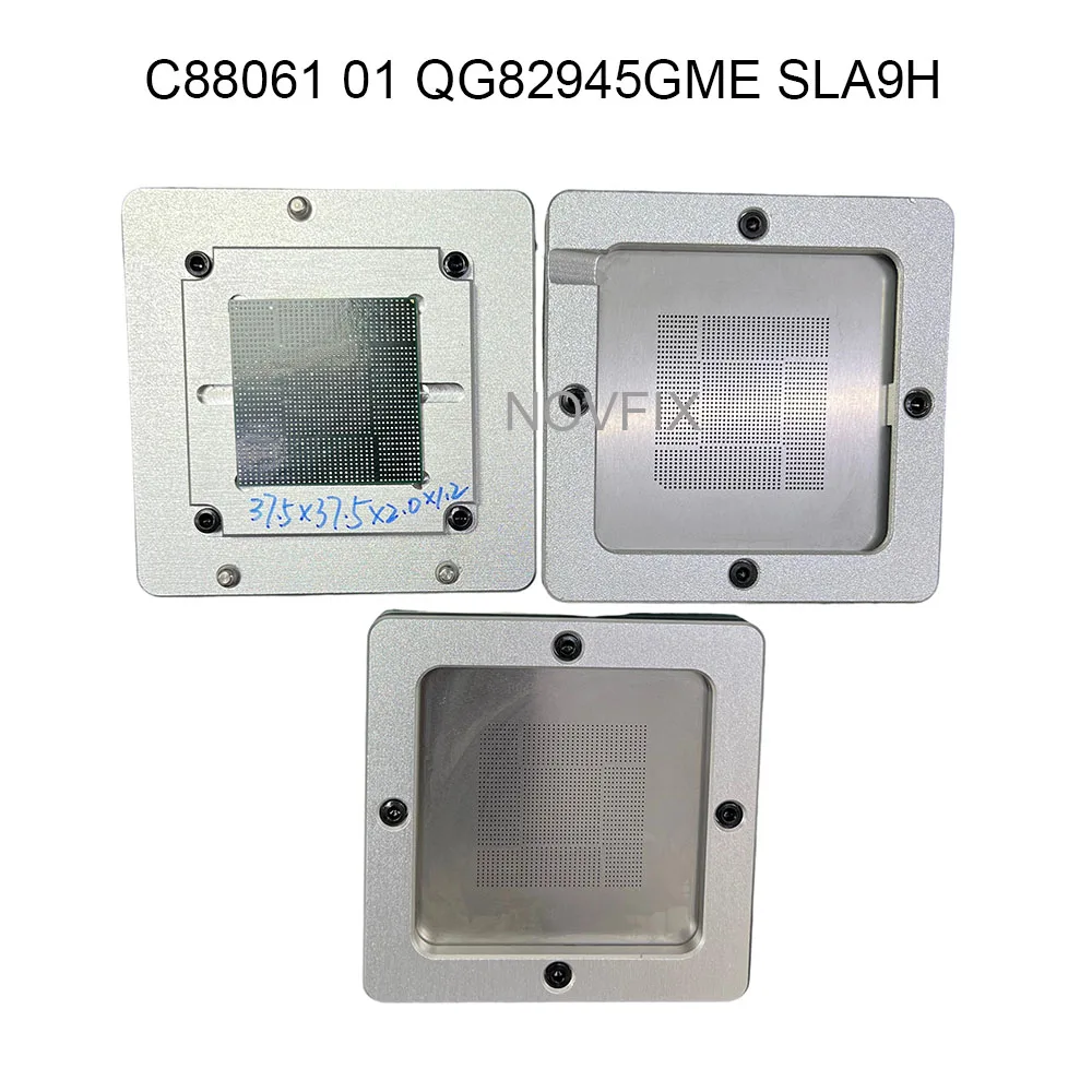 Customized BGA Reballing Stencil Set Jig Tool C88061 01 QG82945GME SLA9H For BGA NorthBridge Chip Repair
Customized BGA Reballing Stencil Set Jig Tool C88061 01 QG82945GME SLA9H For BGA NorthBridge Chip Repair