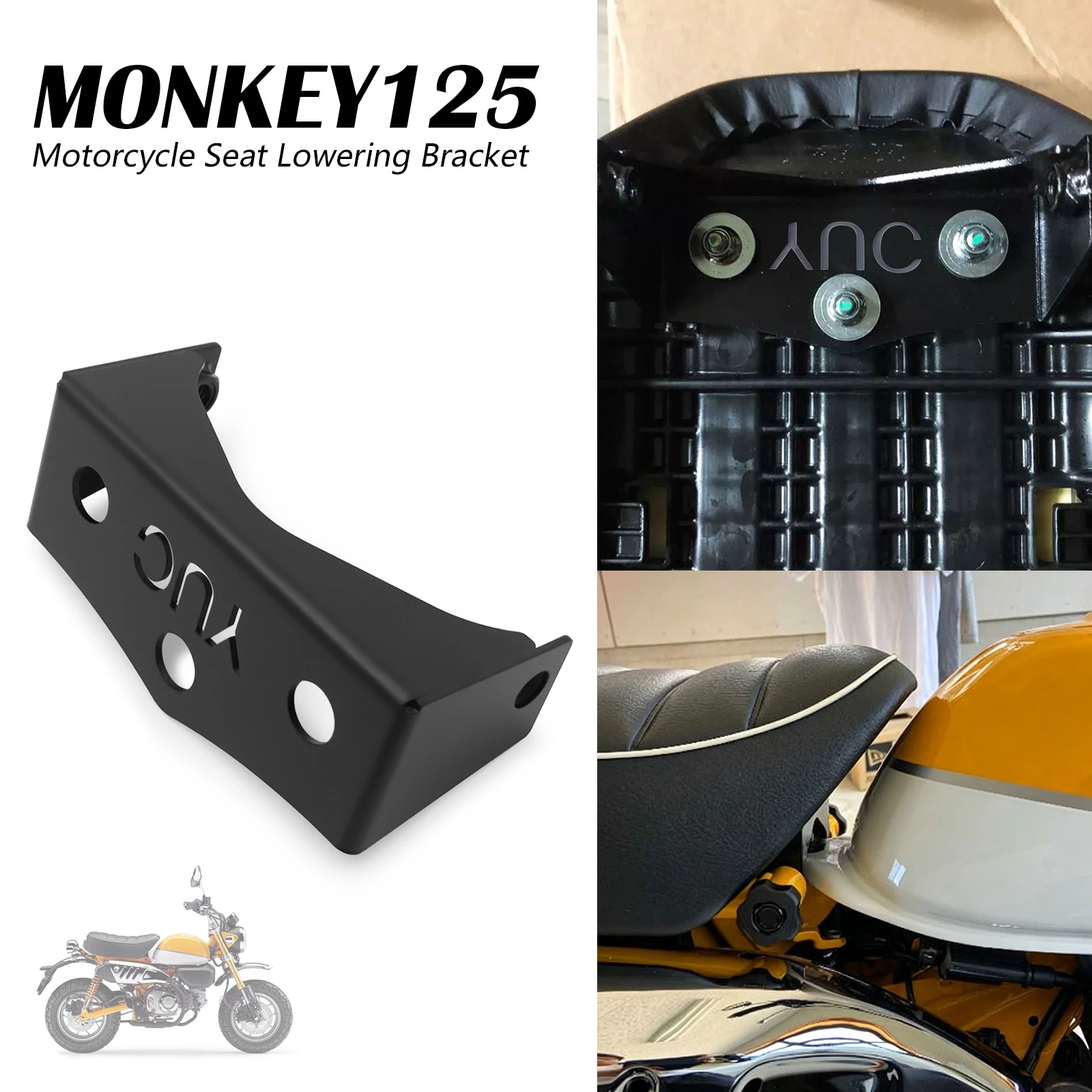 Motorcycle Rider Seat Lowering Kit Height Lower Adjuster Shock Absorber Bracket For Honda MONKEY 125 2025 MONKEY125 2018-2026
Motorcycle Rider Seat Lowering Kit Height Lower Adjuster Shock Absorber Bracket For Honda MONKEY 125 2025 MONKEY125 2018-2026