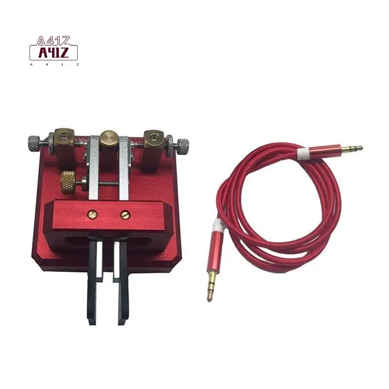 A41Z-Automatic Morse Dual-Paddle Telegraph Key CW Key For Ham Radio Users For Amateur HAM RADIO CW Paddle Key Amateur Easy To Us
A41Z-Automatic Morse Dual-Paddle Telegraph Key CW Key For Ham Radio Users For Amateur HAM RADIO CW Paddle Key Amateur Easy To Us