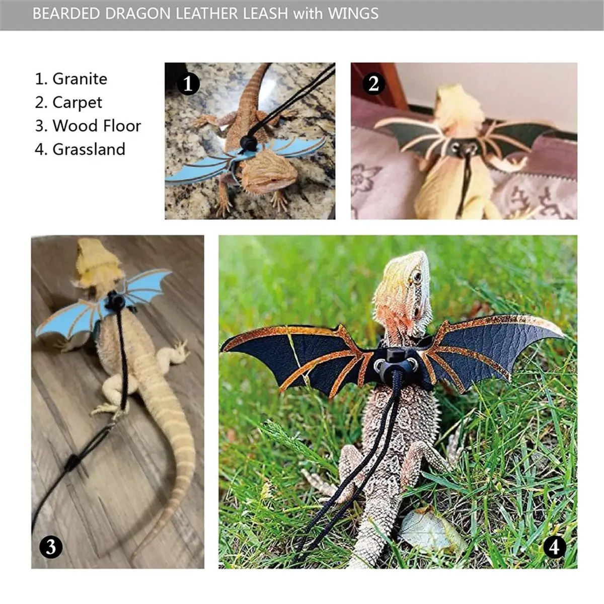 Комплект поводка и ремня для бородатого дракона, переноска для бородатого дракона, регулируемая ремень для ящерицы с кожаными крыльями и сумкой-слинг
Комплект поводка и ремня для бородатого дракона, переноска для бородатого дракона, регулируемая ремень для ящерицы с кожаными крыльями и сумкой-слинг