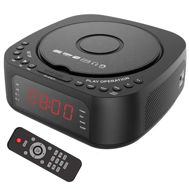 FEDI-Protable DVD Player FM Alarm Clock Bluetooth Speaker Music Player Home CD Player US Plug
FEDI-Protable DVD Player FM Alarm Clock Bluetooth Speaker Music Player Home CD Player US Plug