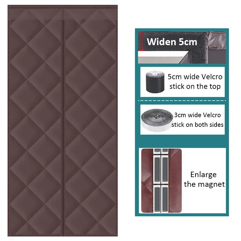 Windproof Self Magnetic Shielded Door Curtains, Insulated, Weather Resistant, Decorative, Winter
Windproof Self Magnetic Shielded Door Curtains, Insulated, Weather Resistant, Decorative, Winter