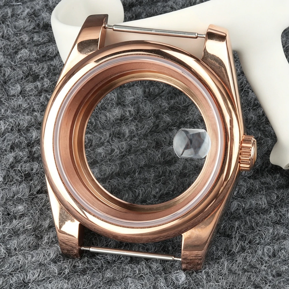 36mm 39mm NH35 Case Rose Gold Stainless Steel Watch Case For Datejust Seiko NH35 NH36 Automatic Movement Sapphire glass Case
36mm 39mm NH35 Case Rose Gold Stainless Steel Watch Case For Datejust Seiko NH35 NH36 Automatic Movement Sapphire glass Case
