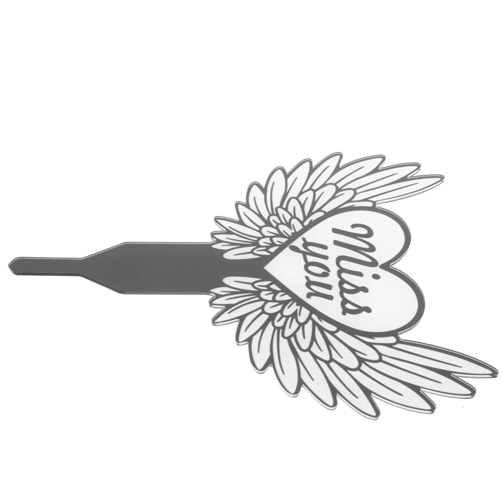1pcs Angel Wing Memorial Stake Grave Cemetery Decoration Lightweight Durable Acrylic Garden Yard Sign Marker Easy Install
1pcs Angel Wing Memorial Stake Grave Cemetery Decoration Lightweight Durable Acrylic Garden Yard Sign Marker Easy Install