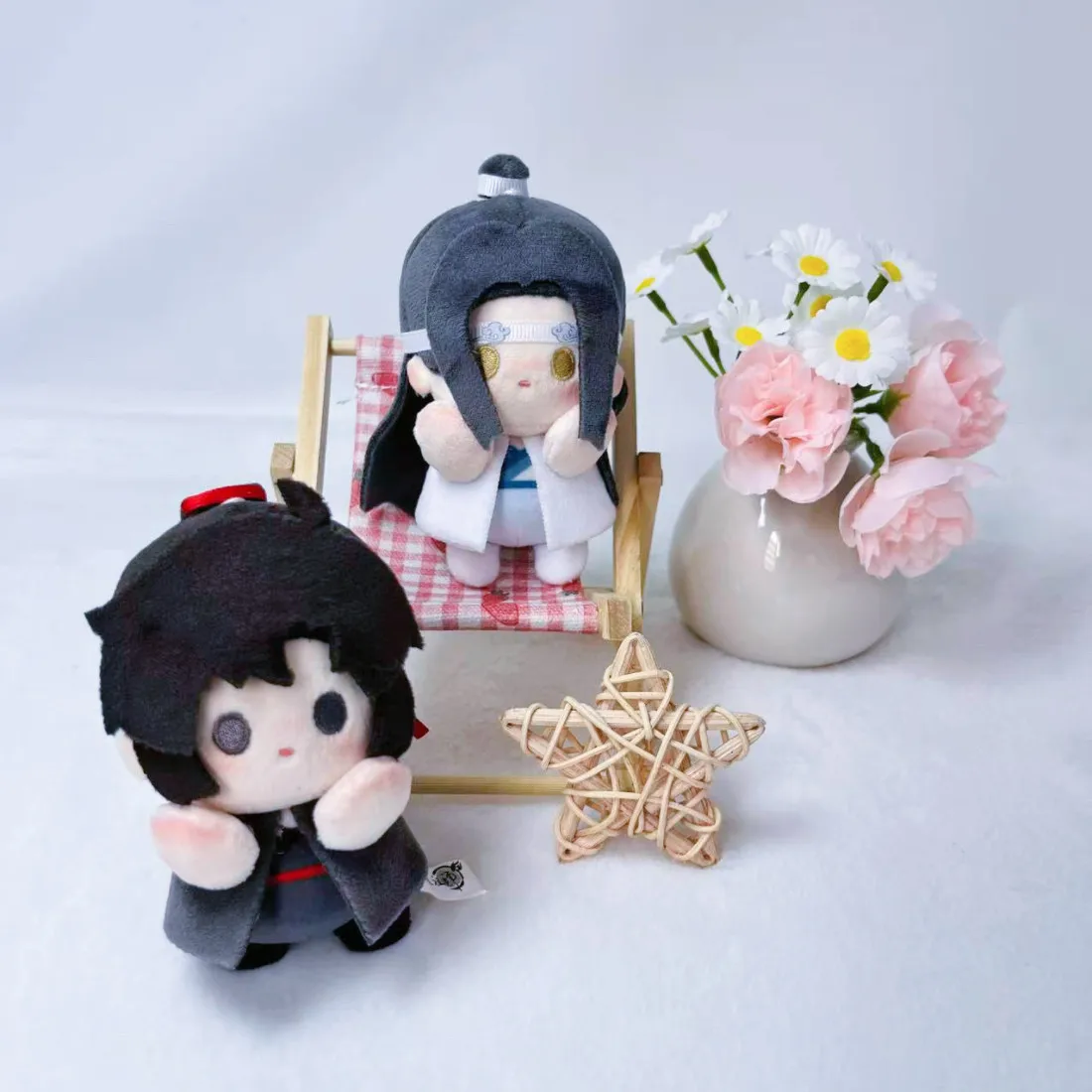 Mo Dao Zu Shi Official Cotton Doll Pendant 10cm Sitting Wei Wuxian Lan Wangji Plush Keychain Bag Decor For Anime Collectors
Mo Dao Zu Shi Official Cotton Doll Pendant 10cm Sitting Wei Wuxian Lan Wangji Plush Keychain Bag Decor For Anime Collectors