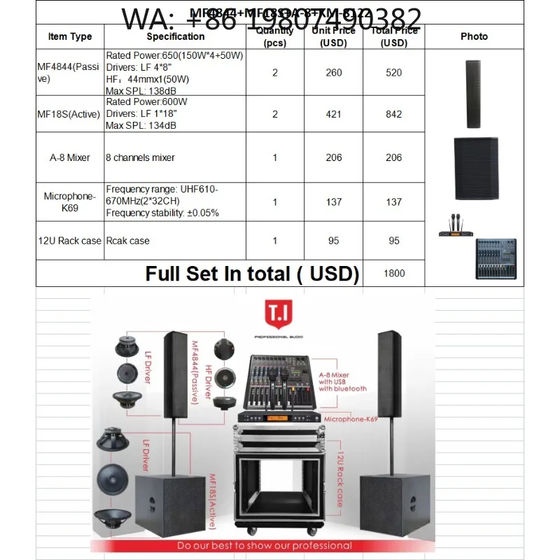 Single 12-inch Full-Range Passive PA Speaker, Top-Grade Pro Audio System for Professional Stage Sound Reinforcement Work
Single 12-inch Full-Range Passive PA Speaker, Top-Grade Pro Audio System for Professional Stage Sound Reinforcement Work