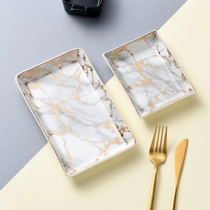 Nordic Ins Popular Gold Inlay Ceramic Storage Tray Decorate Plate Marble StripeJewelry Dessert Home Accessories
Nordic Ins Popular Gold Inlay Ceramic Storage Tray Decorate Plate Marble StripeJewelry Dessert Home Accessories