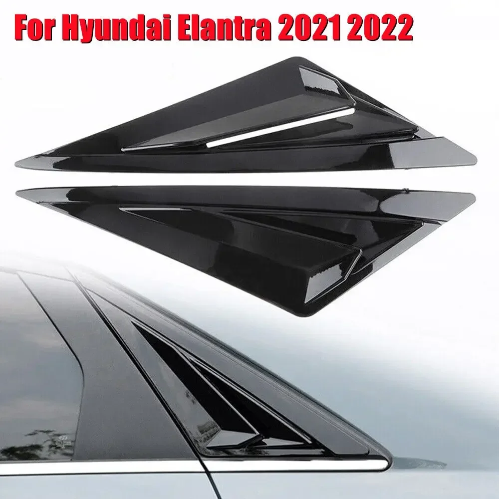 For Hyundai Elantra 2021 2022 Car Rear Louver Window Side Shutter Cover Trim Sticker Vent Scoop ABS Carbon Fiber Gloss Black
For Hyundai Elantra 2021 2022 Car Rear Louver Window Side Shutter Cover Trim Sticker Vent Scoop ABS Carbon Fiber Gloss Black
