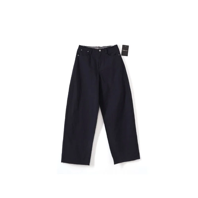 Новые универсальные широкие брюки Bodhl 2025 в различных цветах, однотонные свободные повседневные брюки для женщин, длинные хлопковые брюки с высокой талией
Новые универсальные широкие брюки Bodhl 2025 в различных цветах, однотонные свободные повседневные брюки для женщин, длинные хлопковые брюки с высокой талией