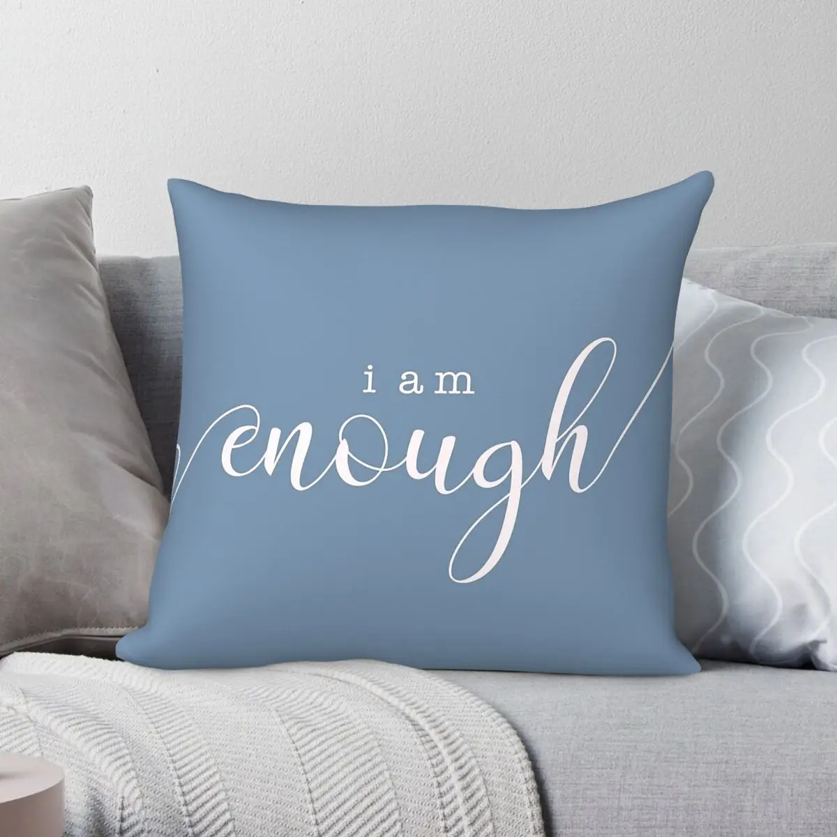 I Am Enough Empower Women Pillowcase Polyester Linen Velvet Creative Zip Decorative Pillow Case Car Cushion Cover
I Am Enough Empower Women Pillowcase Polyester Linen Velvet Creative Zip Decorative Pillow Case Car Cushion Cover