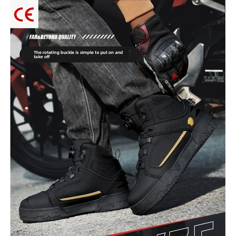 Motorcycle Boots Men Biker Shoes Moto Sneaker Microfiber Leather Adventure Motocross Shoes Anti-slip Motorcycle Equipment
Motorcycle Boots Men Biker Shoes Moto Sneaker Microfiber Leather Adventure Motocross Shoes Anti-slip Motorcycle Equipment