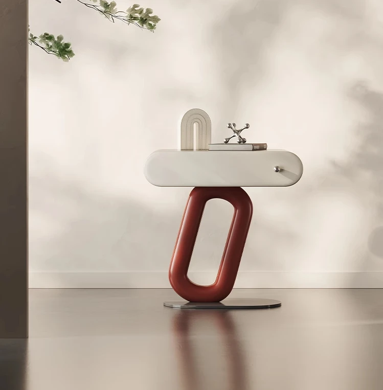 Designer Italian minimalist light luxury bedroom bedside table Nordic modern cream wind bedside table
Designer Italian minimalist light luxury bedroom bedside table Nordic modern cream wind bedside table