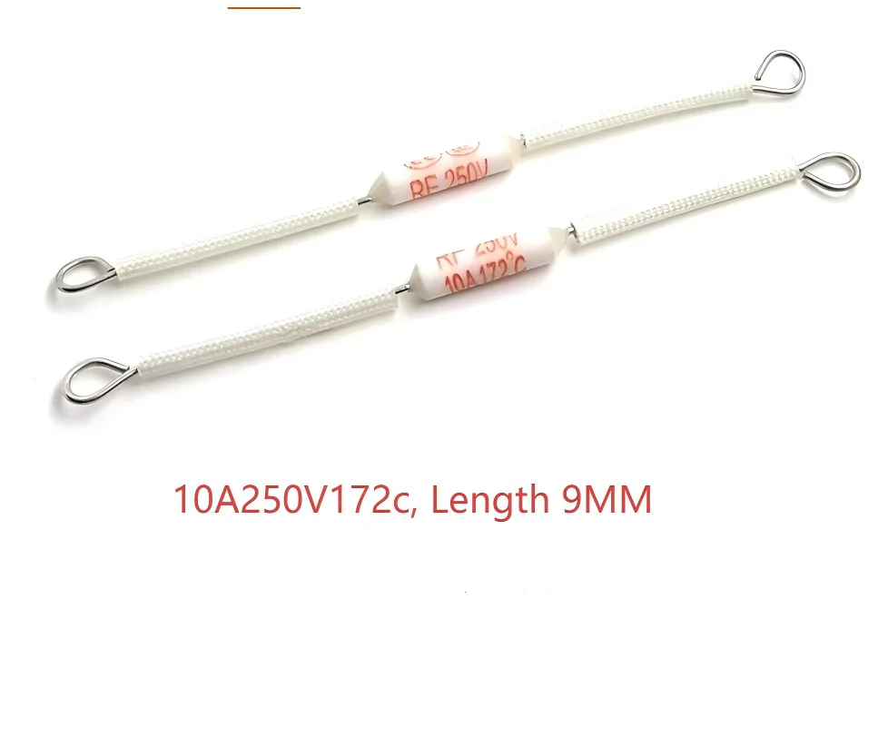 Electric rice cooker ceramic overheating fuse temperature safety tube RF 172℃ 10A 172 degrees 250V
Electric rice cooker ceramic overheating fuse temperature safety tube RF 172℃ 10A 172 degrees 250V