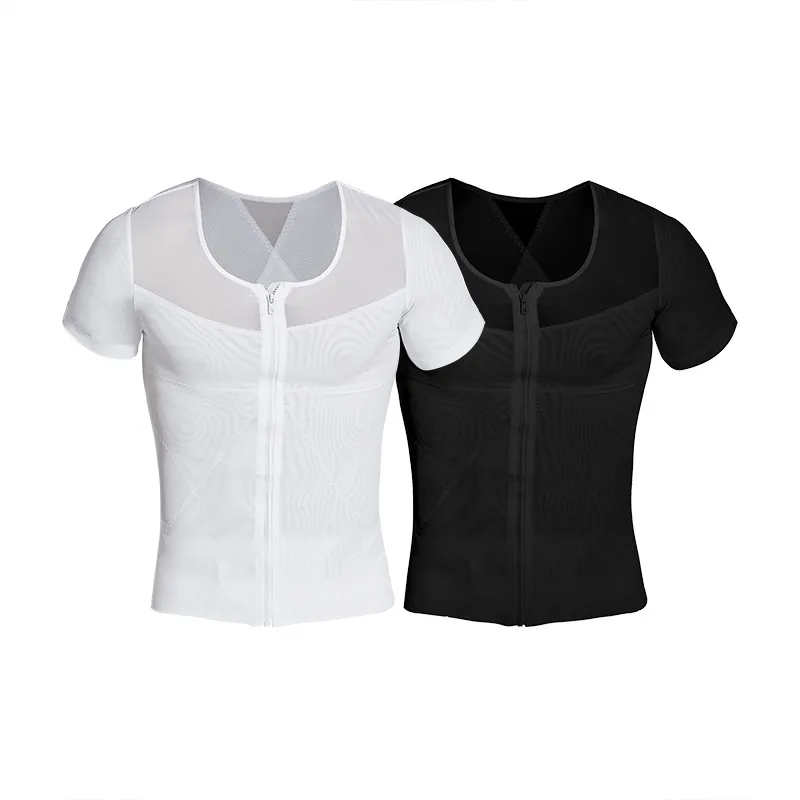 Mesh Compression Underwear Men Body Shaper Undershirts Breathable Hooks and Zipper Control Tops Seamless Under Wear Slim
Mesh Compression Underwear Men Body Shaper Undershirts Breathable Hooks and Zipper Control Tops Seamless Under Wear Slim