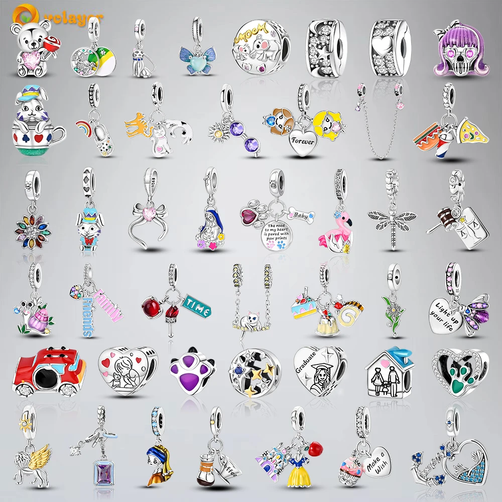 Volayer 925 Sterling Silver Bead Graduate Buggy Owls Sunglasses Daisy Dangle Charms fit Original Pandora Bracelets or Necklaces
Volayer 925 Sterling Silver Bead Graduate Buggy Owls Sunglasses Daisy Dangle Charms fit Original Pandora Bracelets or Necklaces