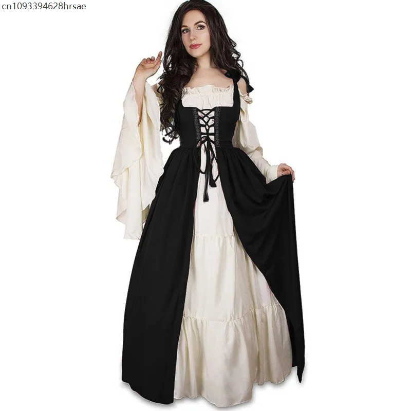 AW1 Women's Medieval Renaissance Costume Cosplay Over Dress Halloween Vampire Bride Costumes For Girls Carnival Demon Party Suit
AW1 Women's Medieval Renaissance Costume Cosplay Over Dress Halloween Vampire Bride Costumes For Girls Carnival Demon Party Suit