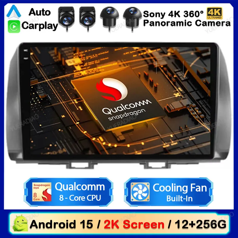 Автомобильный радиоприемник Android 15 для Toyota bB 2 QNC20 2005-2016 Мультимедийный видеоплеер GPS NAVI Carplay Авто головное устройство 4G LTE 5G WIFI BT
Автомобильный радиоприемник Android 15 для Toyota bB 2 QNC20 2005-2016 Мультимедийный видеоплеер GPS NAVI Carplay Авто головное устройство 4G LTE 5G WIFI BT